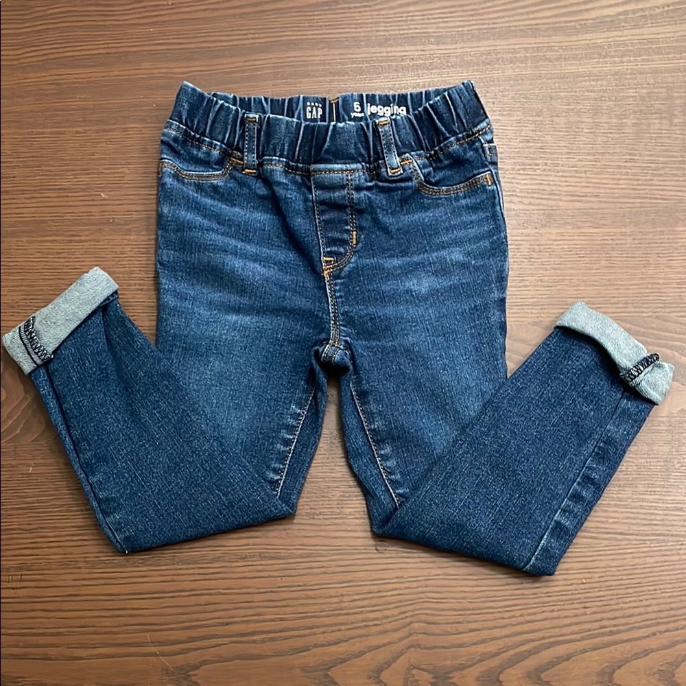 GAP Blue Leggings Comfortable Stretchy Bottoms
